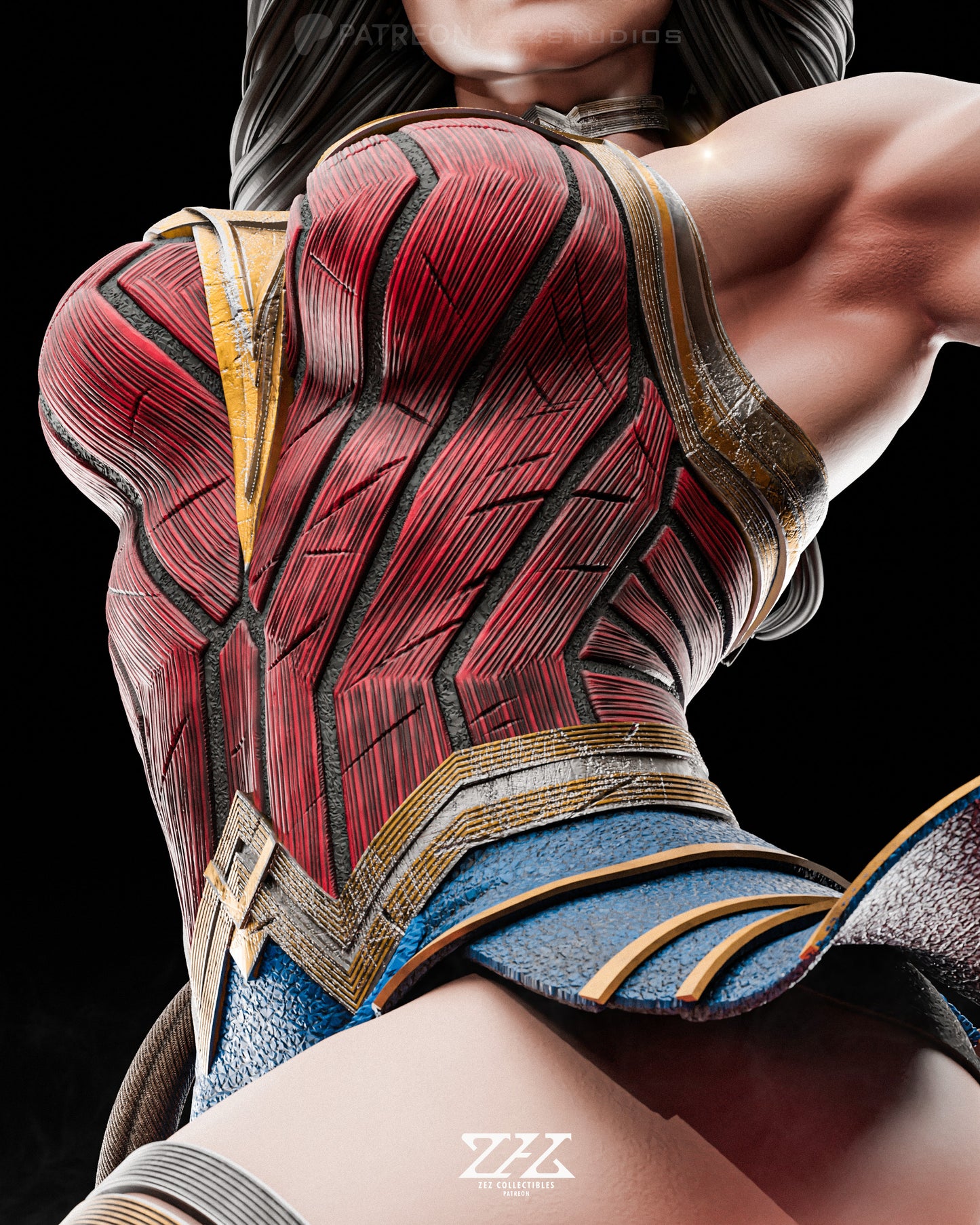 Wonder Woman Resin Fan Art Pro Painted - MTO (ZEZ)