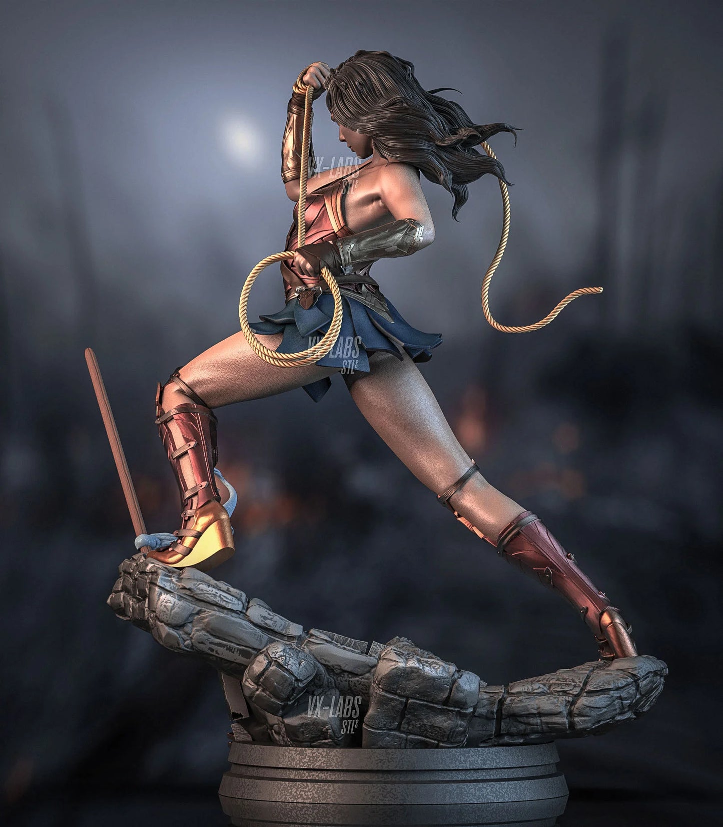 Wonder Woman Resin Fan Art - MTO (VXLabs)