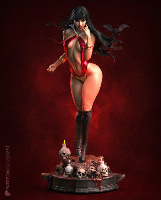 Vampirella Resin Fan Art Sculpture (Soarez)