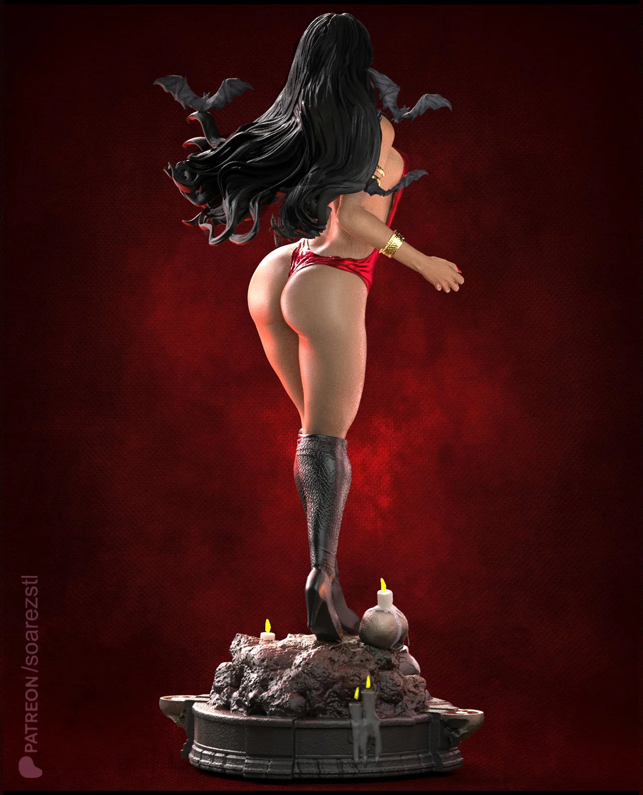 Vampirella Resin Fan Art Sculpture (Soarez)