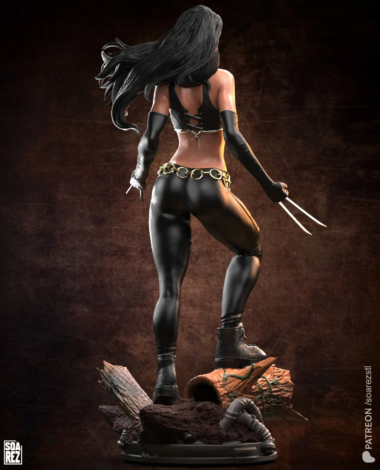 X-23 Resin Fan Art Sculpture (Soarez)