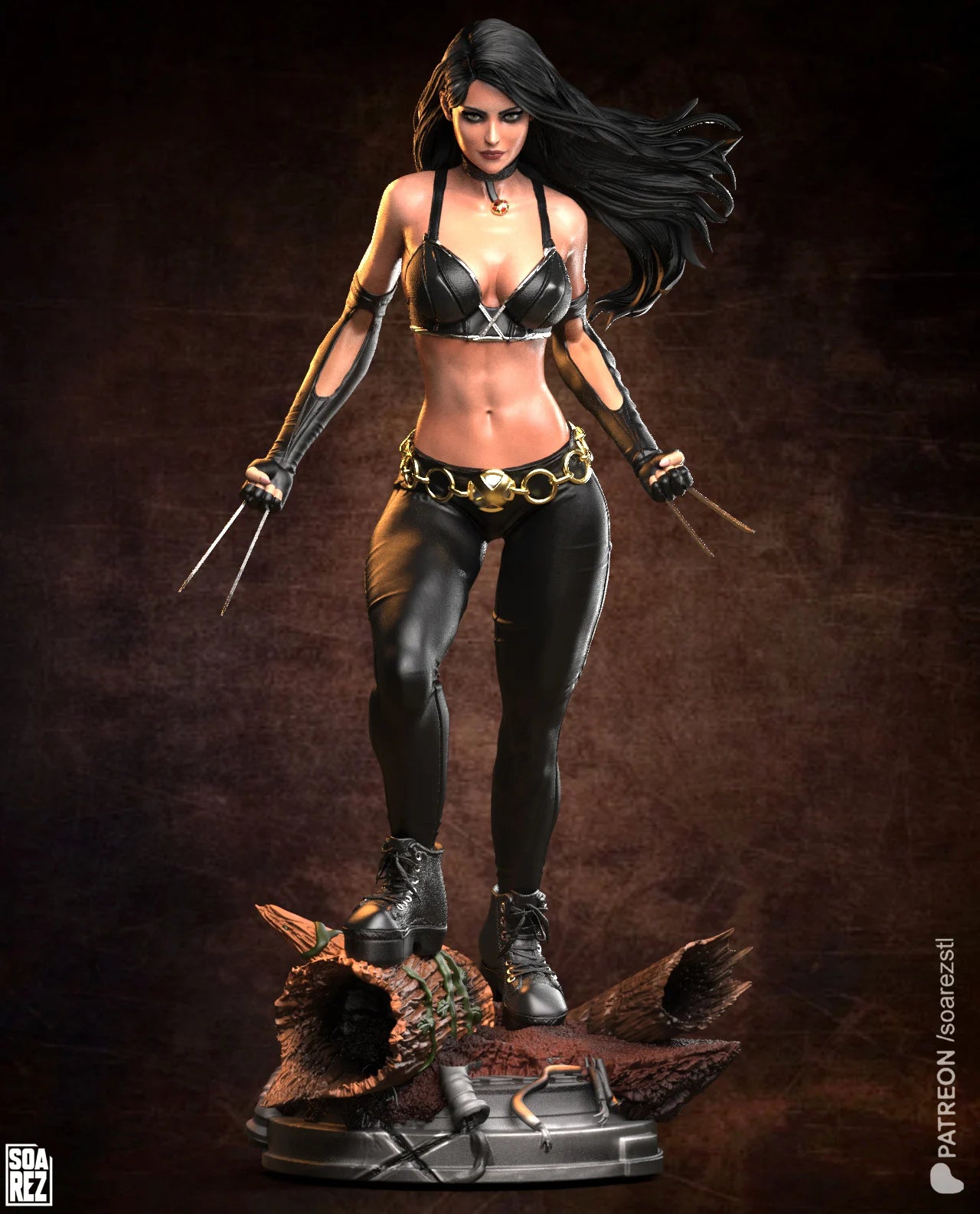 X-23 Resin Fan Art Sculpture (Soarez)