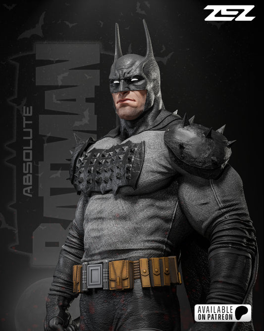 Batman Absolute Resin Sculpture Fan Art Pro - MTO (ZEZ)