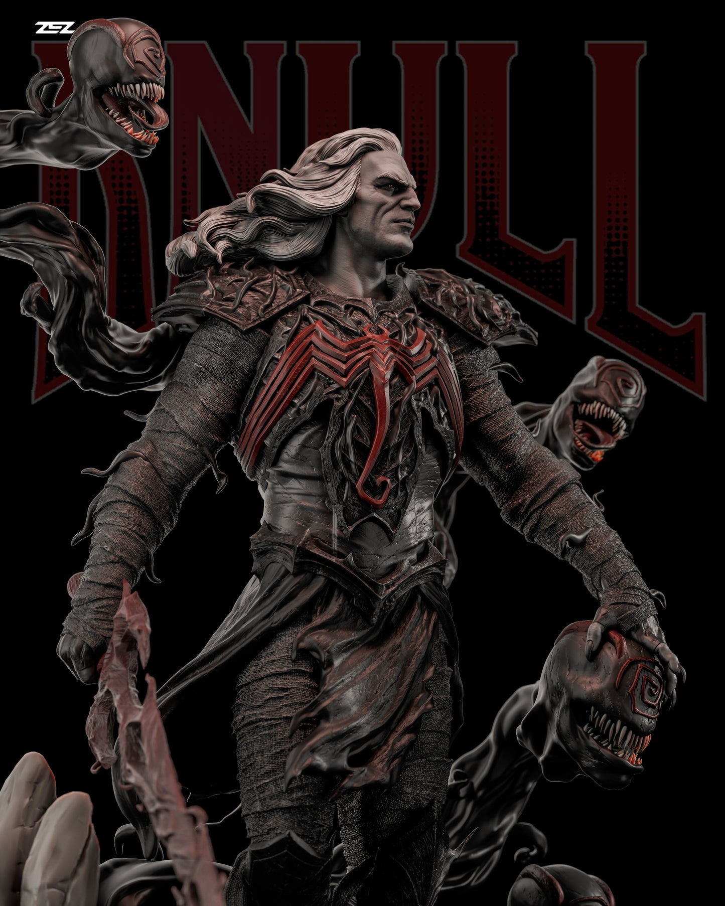 Knull Resin Sculpture Fan Art Pro - MTO (ZEZ)