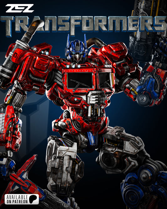 Optimus Prime Resin Sculpture Fan Art Pro - MTO (ZEZ)