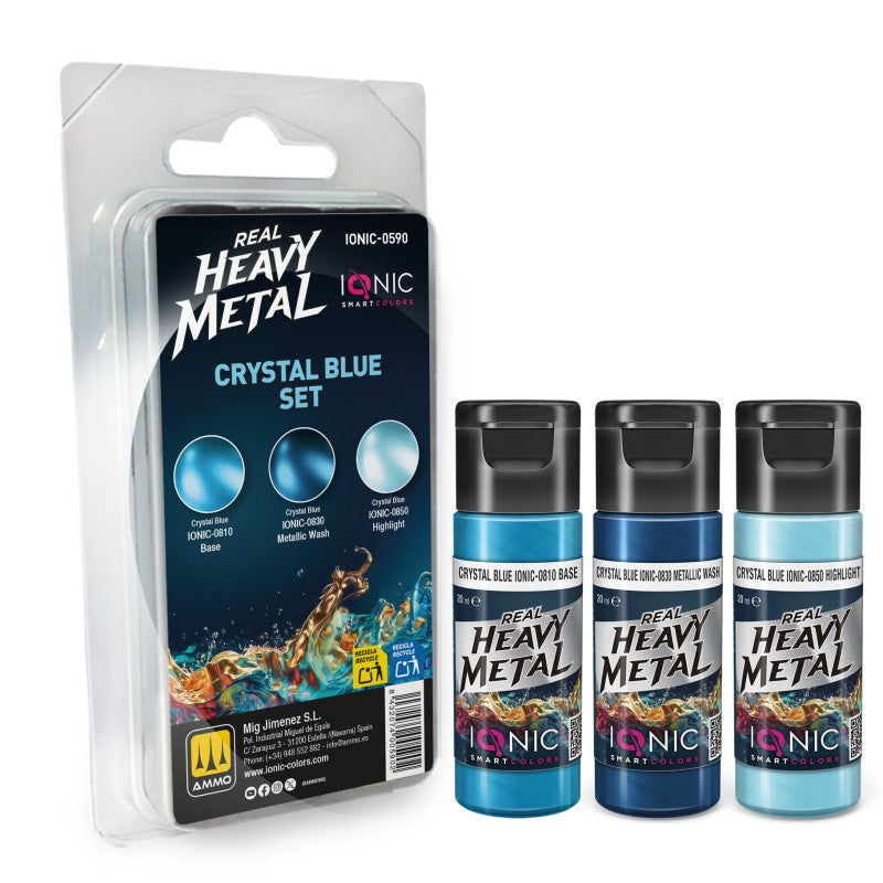 Ionic Real Heavy Metal Set - Crystal Blue