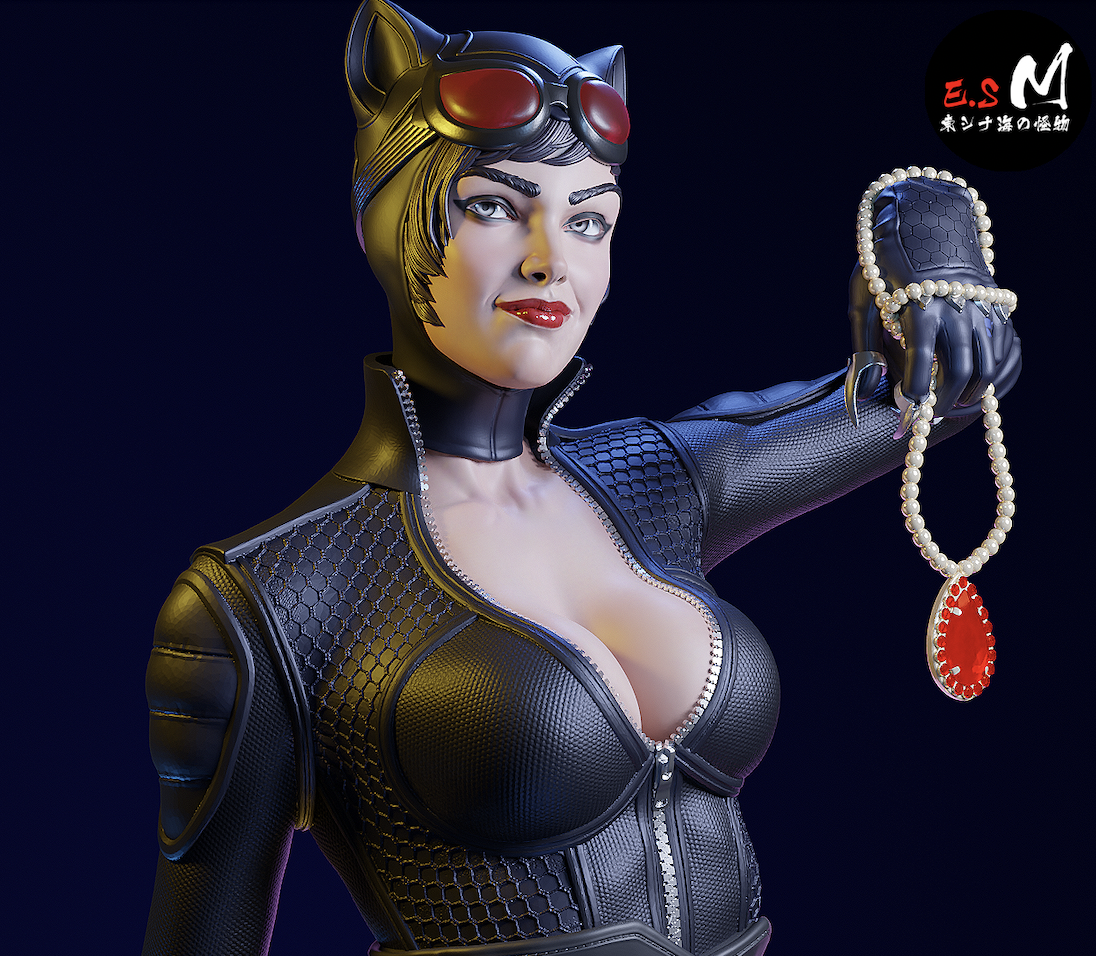 Catwoman Resin Art (East Sea Monster Version)