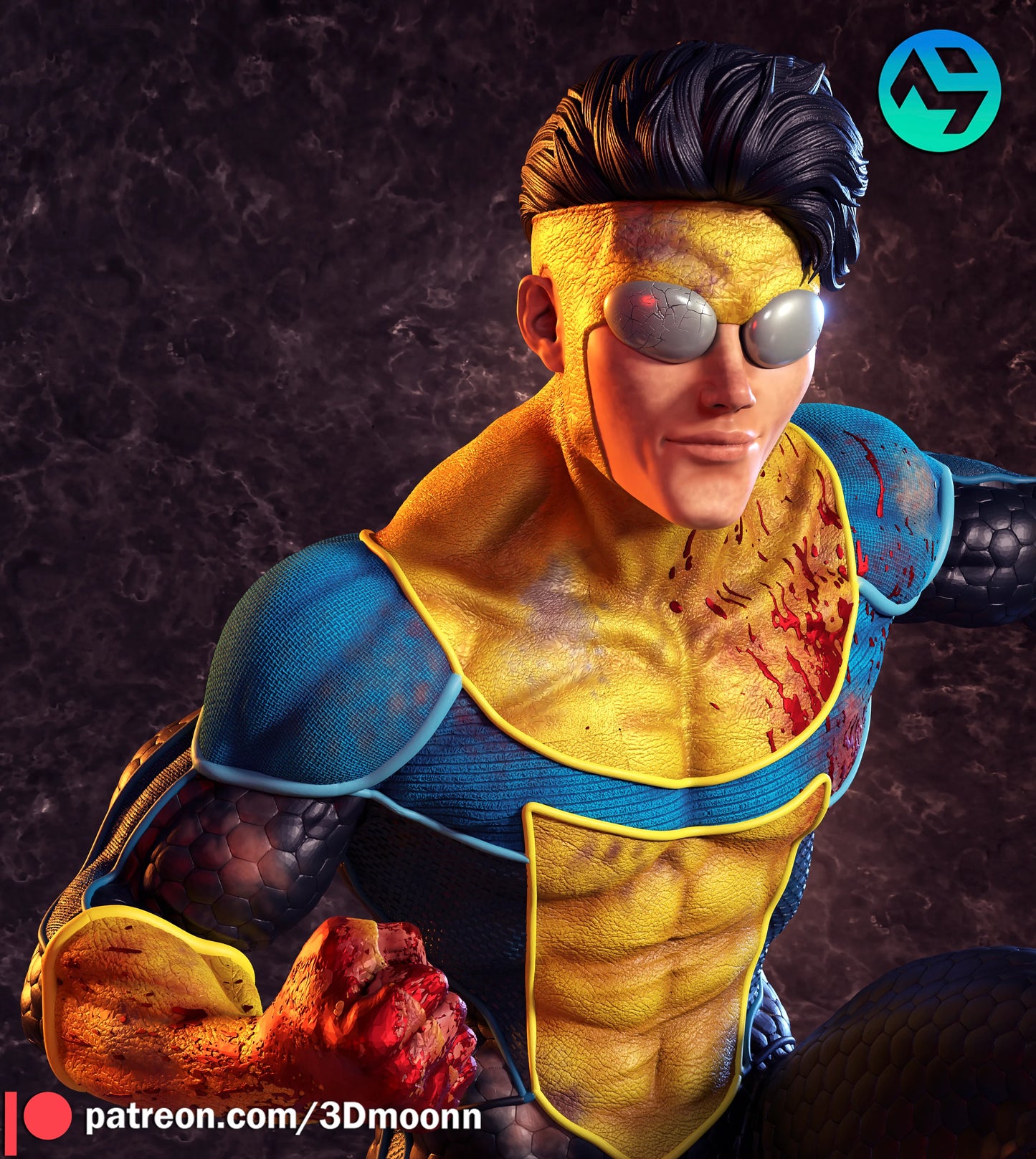 Invincible Resin Fan Art Sculpture 3DMoonn