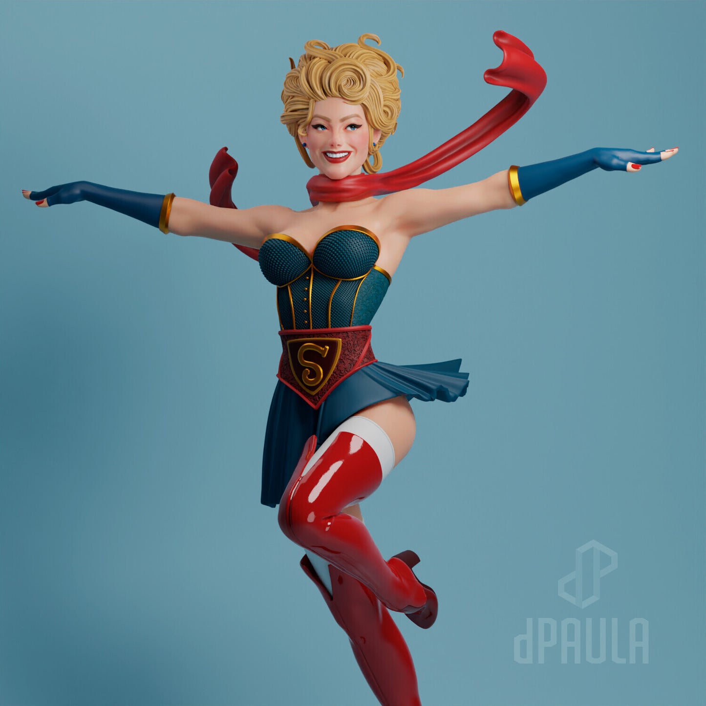 Supergirl Resin Fan Art - MTO (A3D)