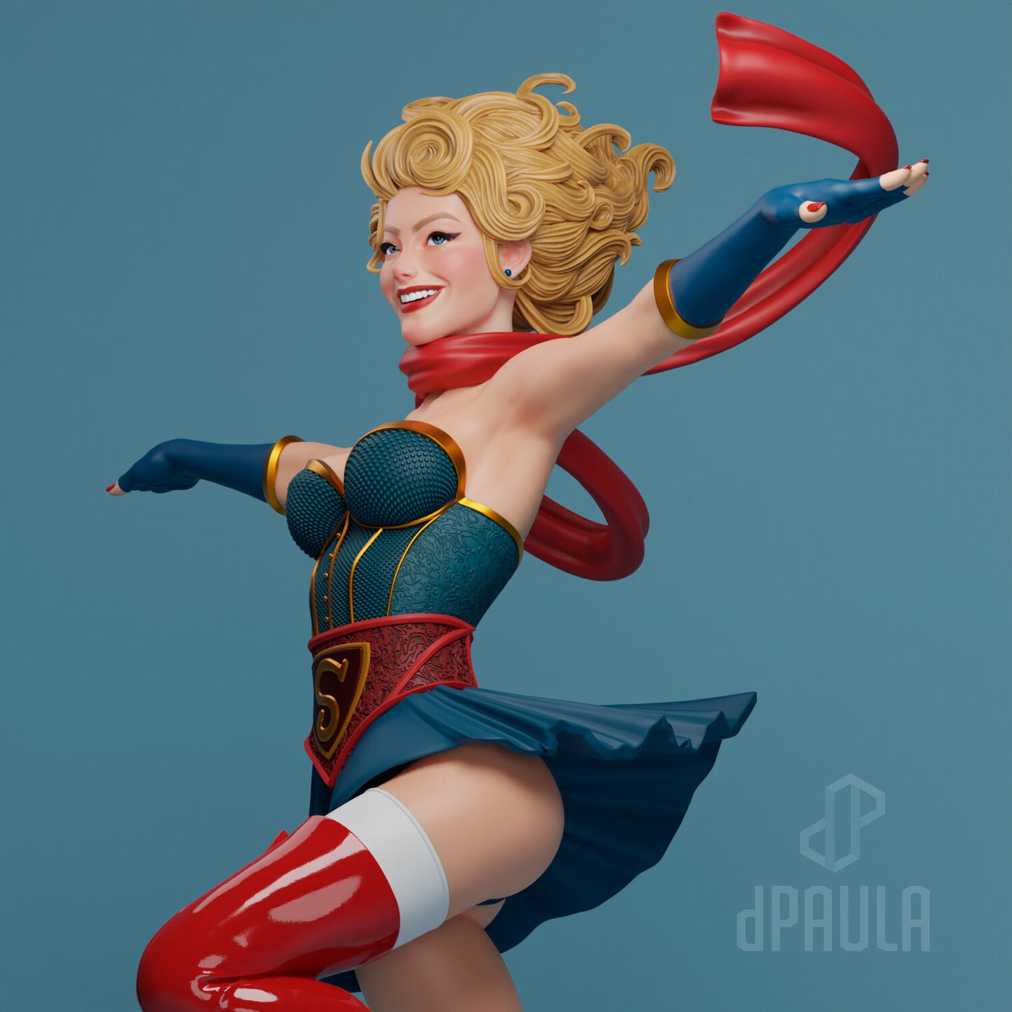 Supergirl Resin Fan Art - MTO (A3D)