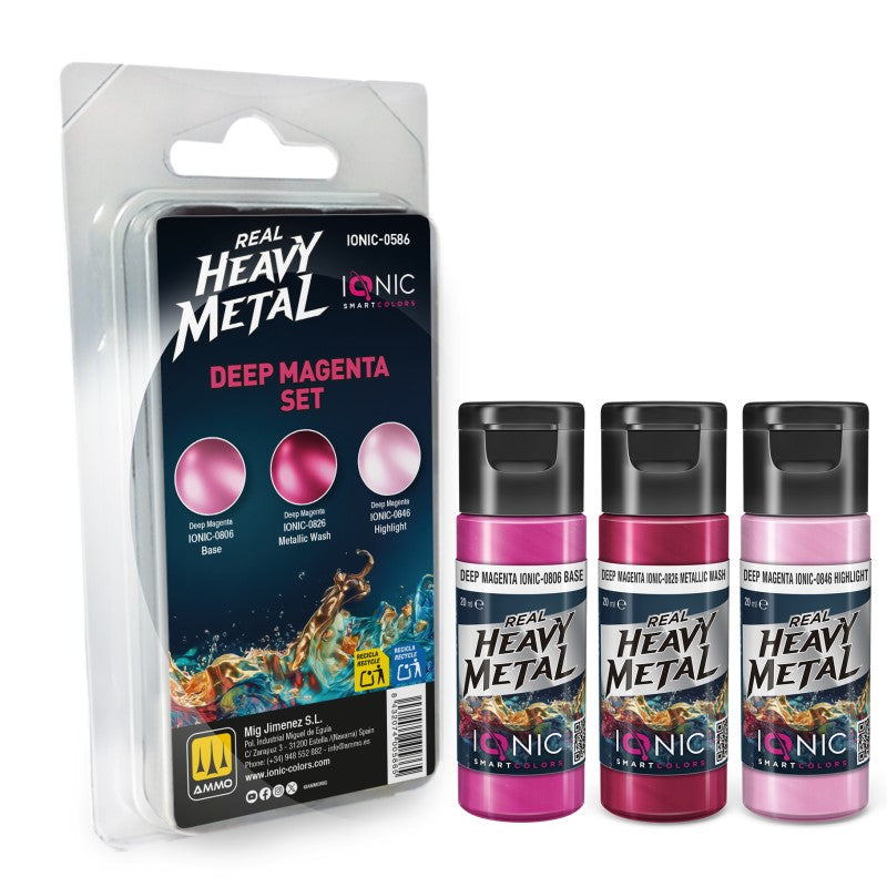 Ionic Real Heavy Metal Set - Deep Magenta