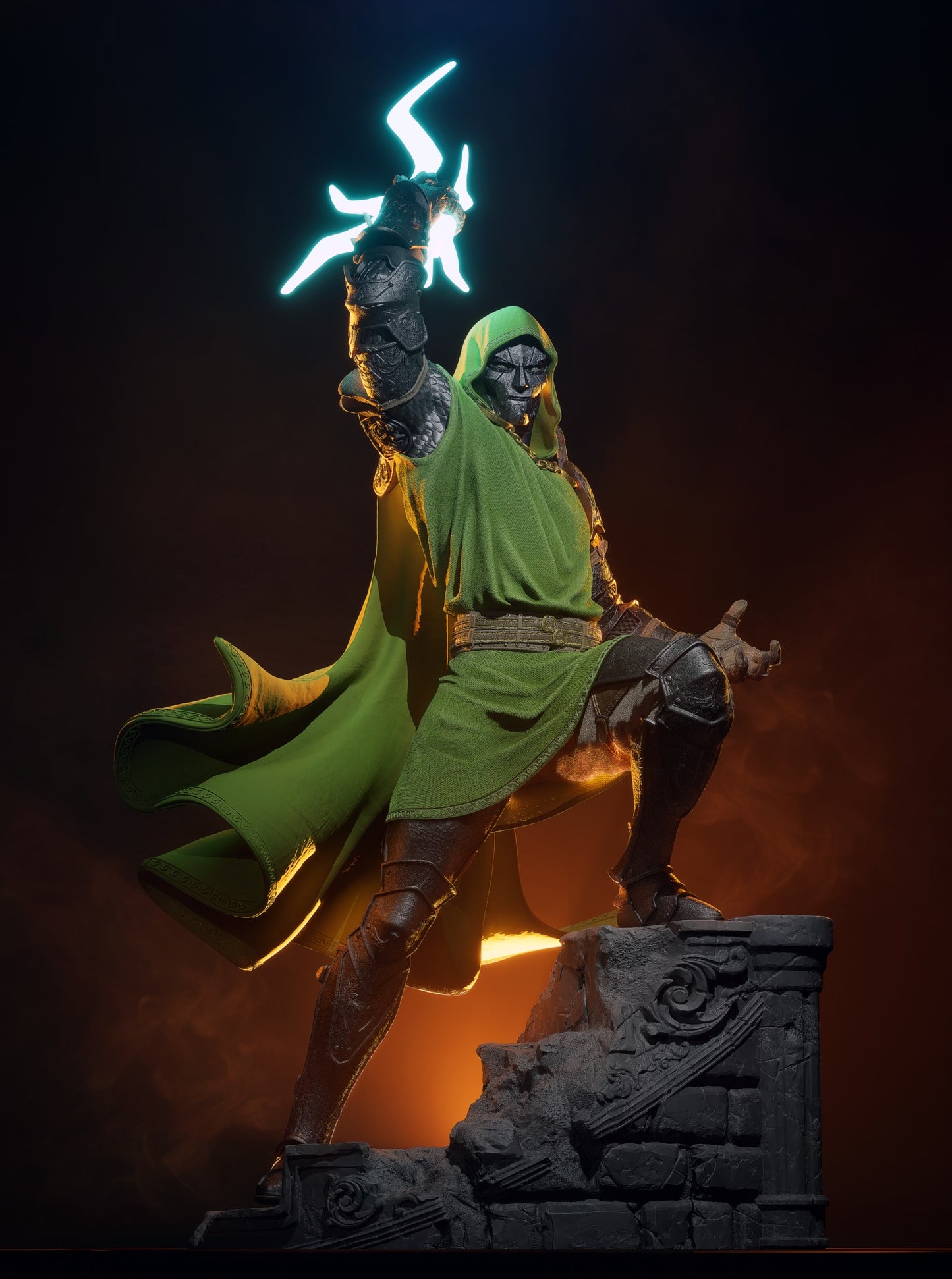 Doctor Doom Resin Fan Art - MTO (3DMind)