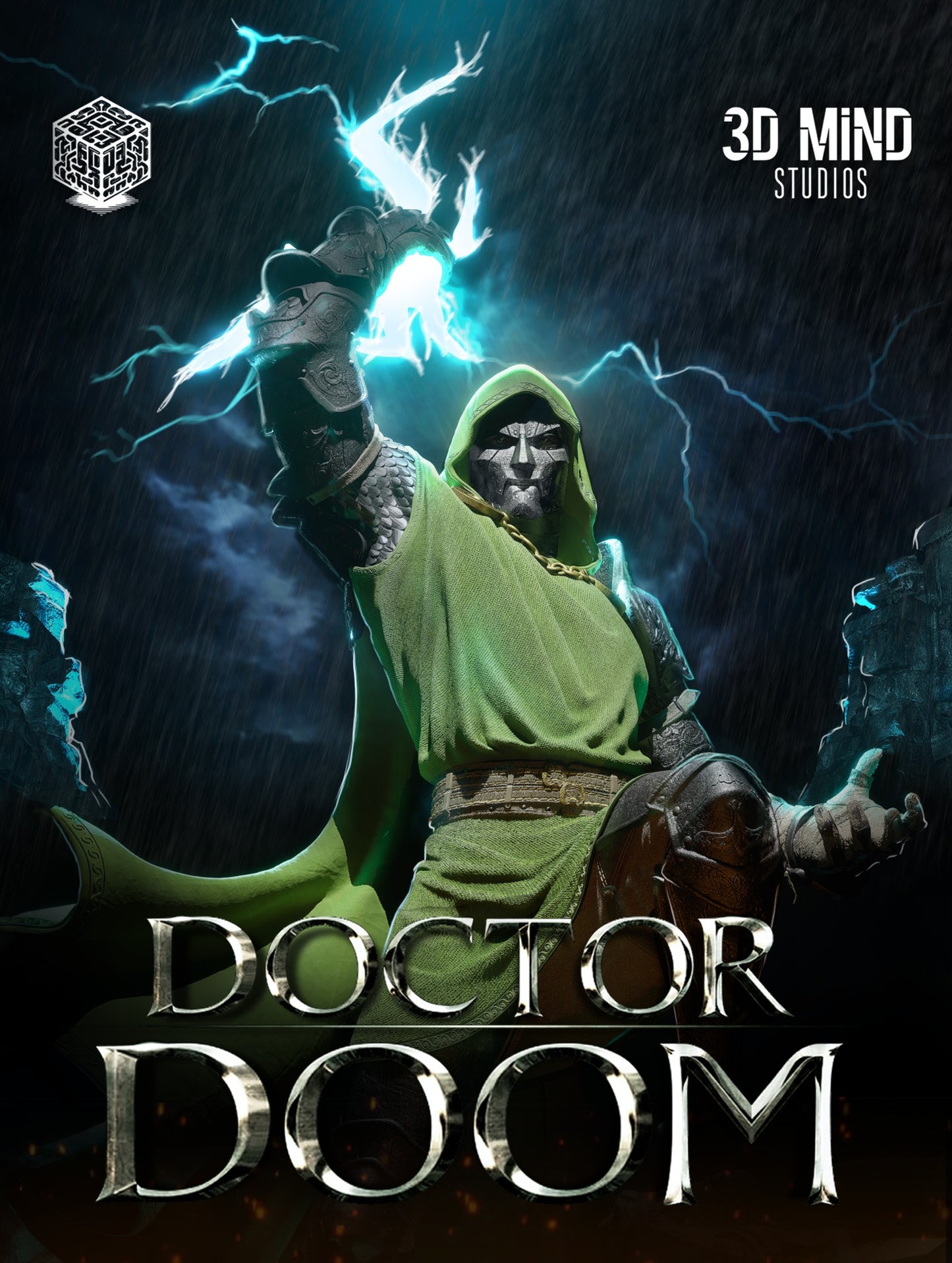 Doctor Doom Resin Fan Art - MTO (3DMind)