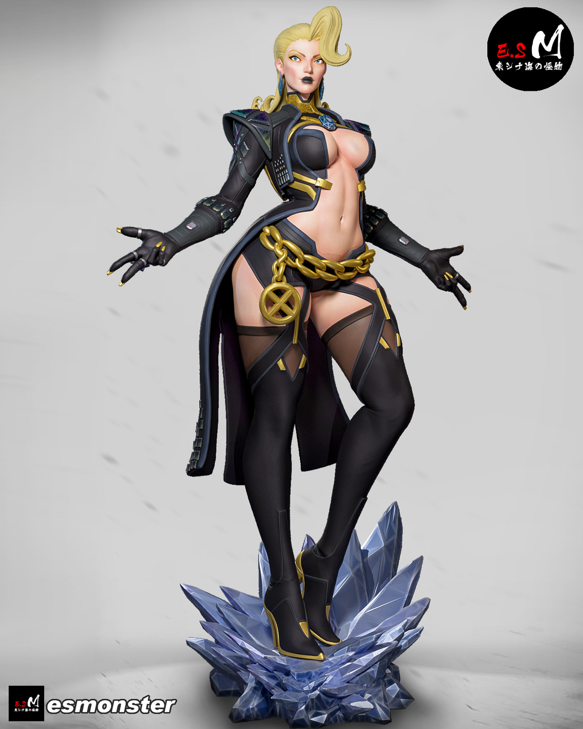 Emma Frost Resin Art (East Sea Monster Version)