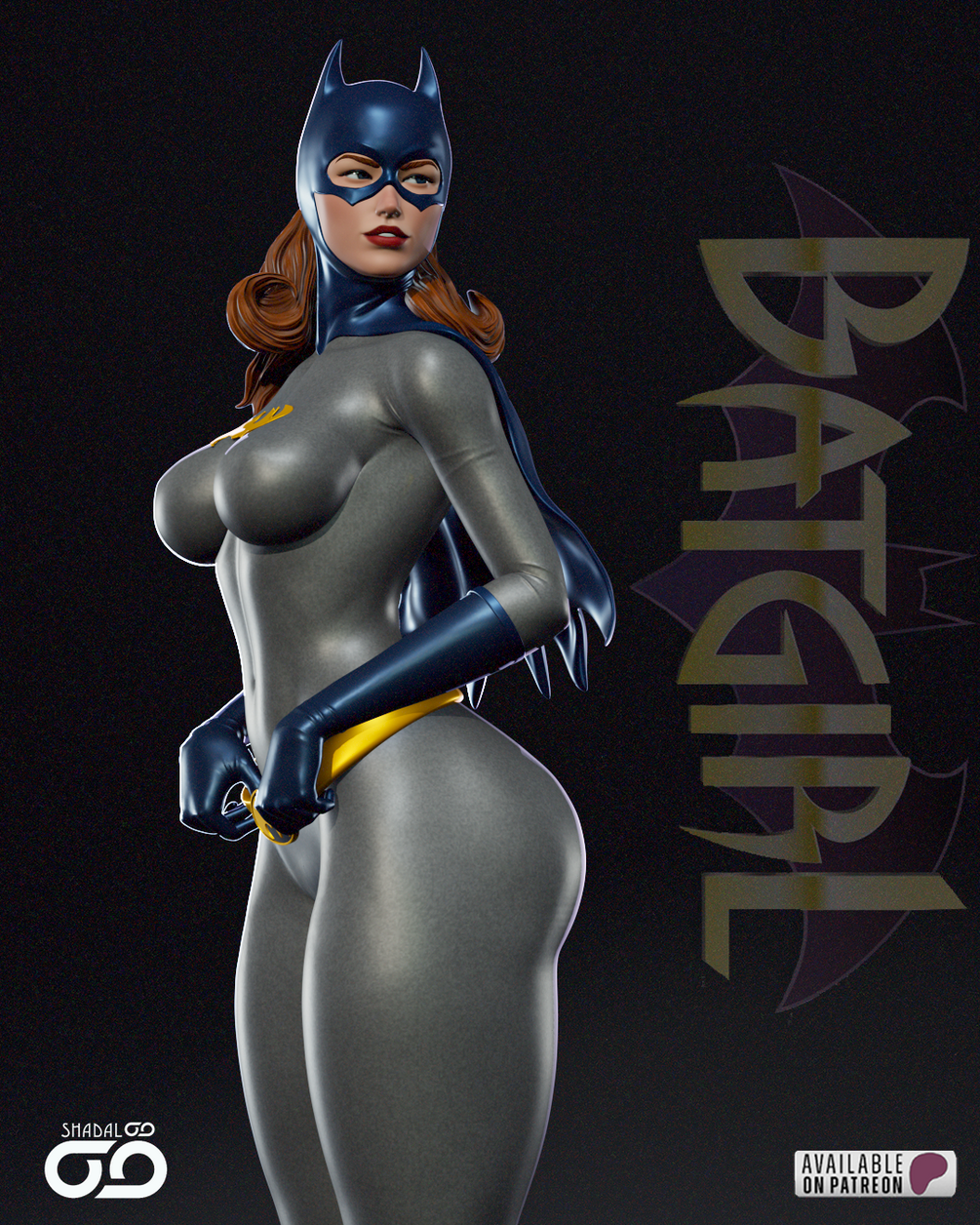 Batgirl Resin Art (Shadaloo)