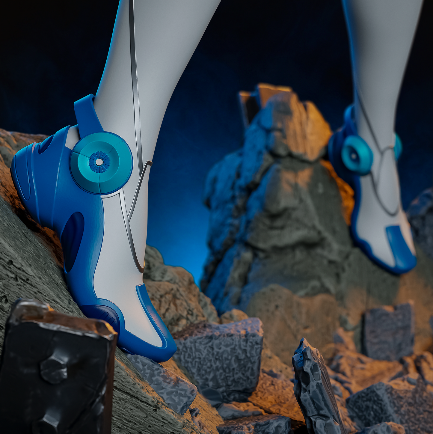 Invisible Woman Marvel Rivals Resin Art (Design by CA3D)
