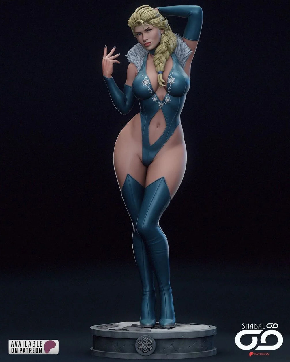 Elsa Resin Art (Shadaloo)