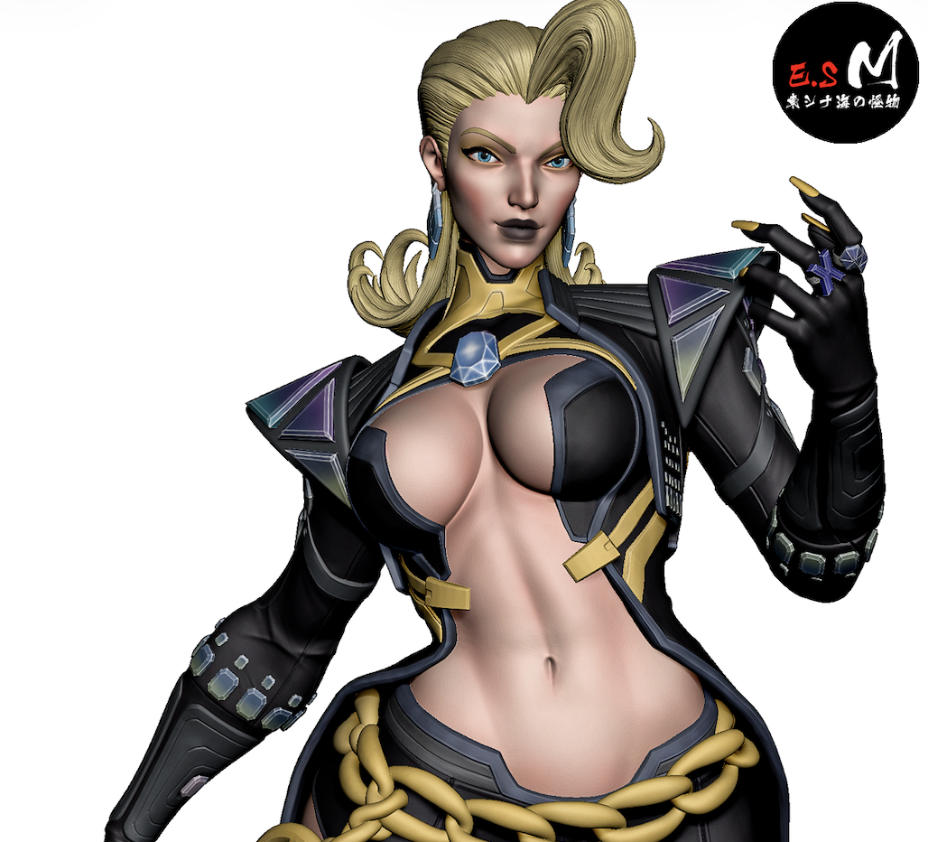 Emma Frost Resin Art (East Sea Monster Version)
