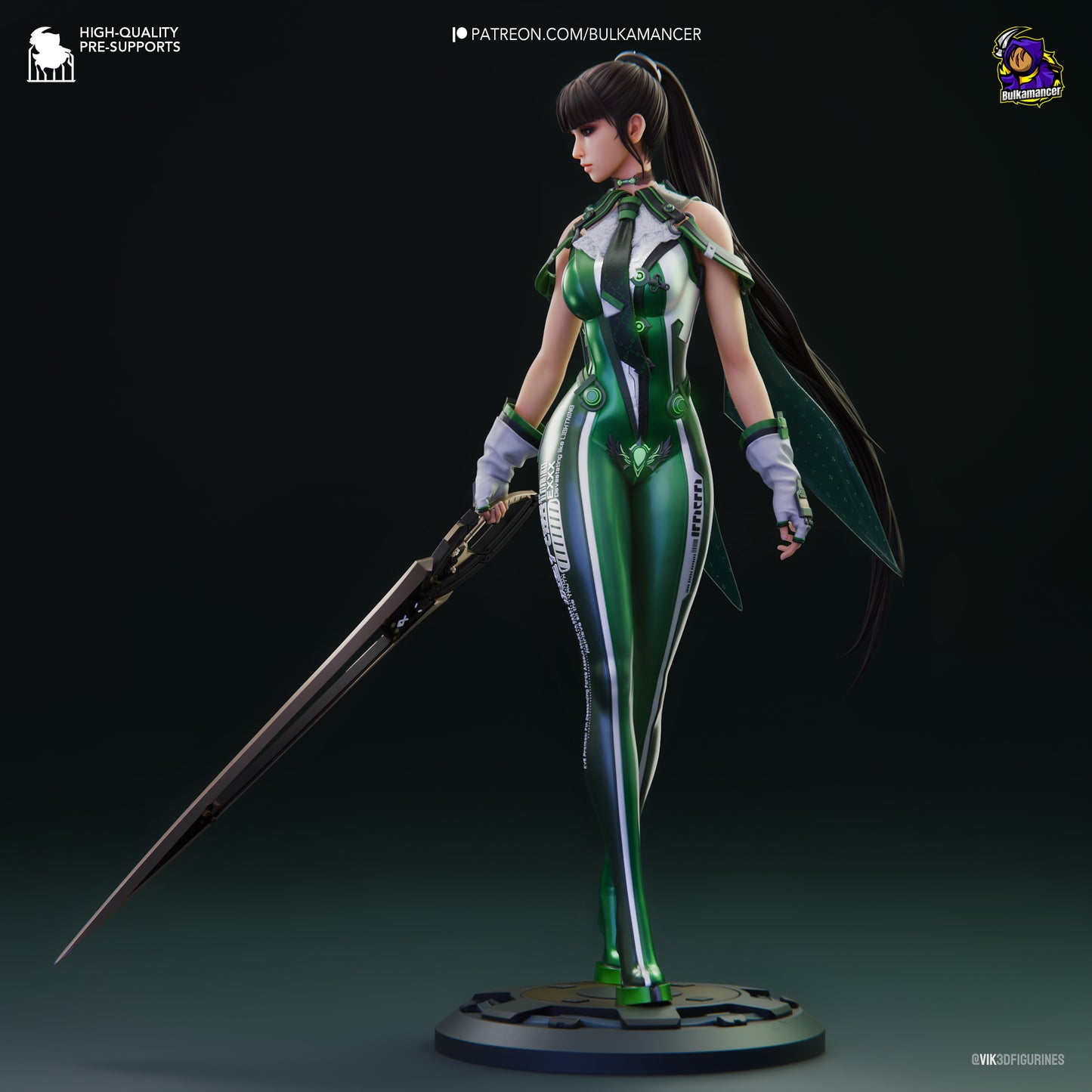 Stellar Blade Eve Collectible Resin Fan Art Pro Painted - MTO (Design by Bulkamancer)