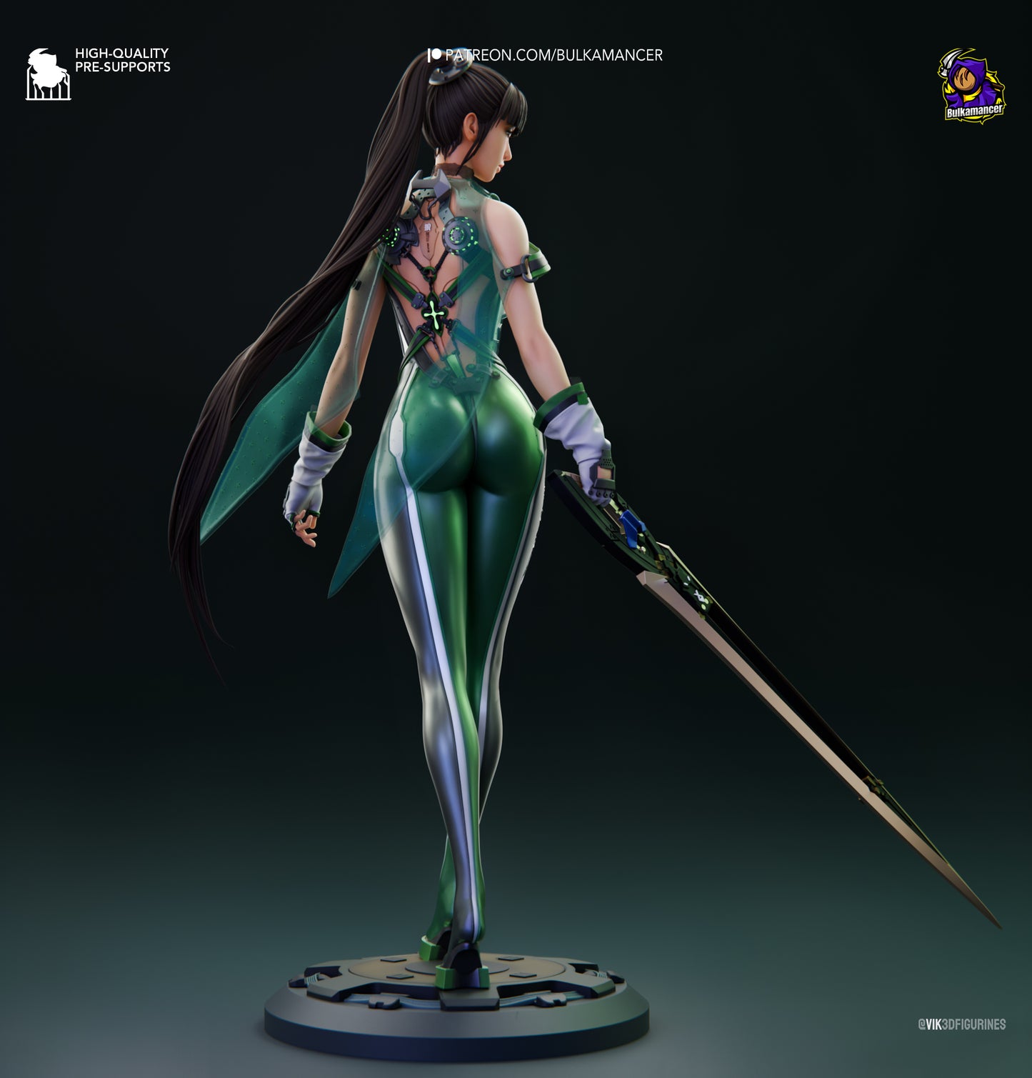 Stellar Blade Eve Collectible Resin Fan Art Pro Painted - MTO (Design by Bulkamancer)
