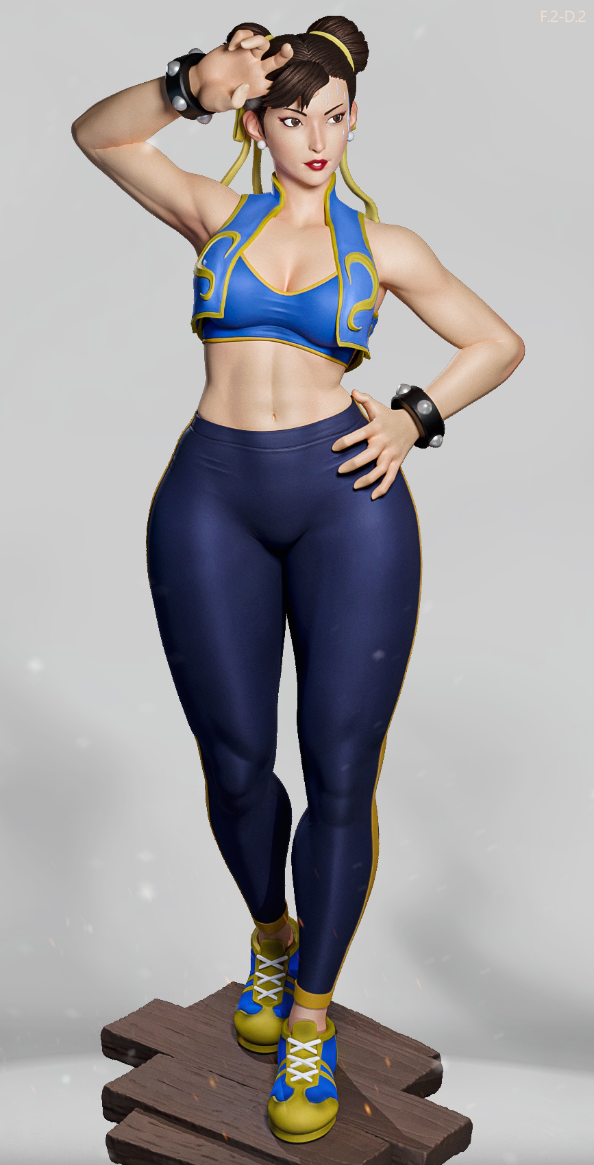 Chun-Li Street Fighter Resin Art (East Sea Monster Version)