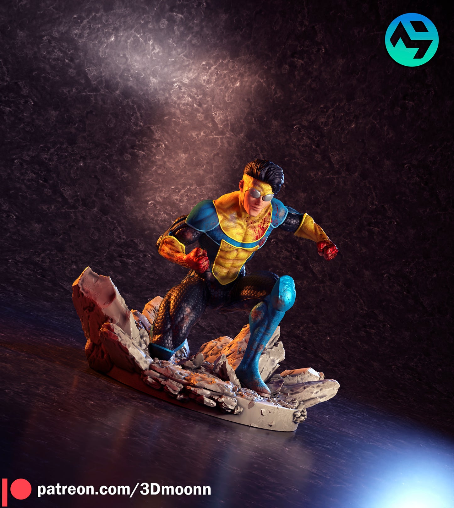 Invincible Resin Fan Art Sculpture 3DMoonn