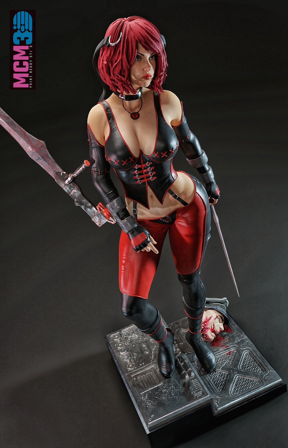 Blood Rayne Resin Art (Design by MCM3D Studios)