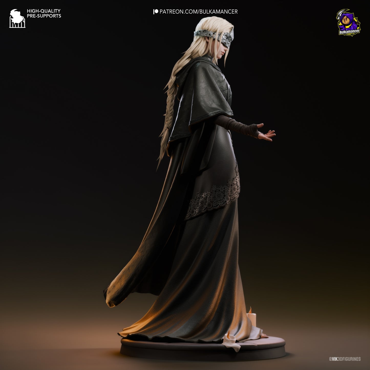 Fire Keeper Resin Fan Art Pro Painted - MTO (Design by Bulkamancer)