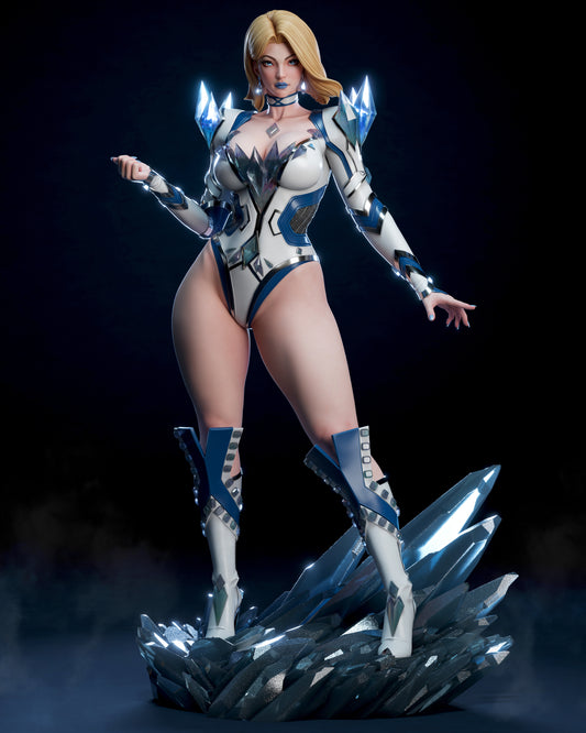 Emma Frost Resin Fan Art (Design by CA3D Studios)