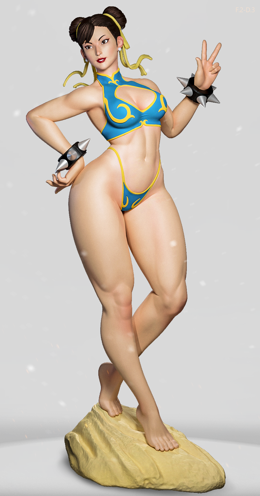 Chun-Li Street Fighter Resin Art (East Sea Monster Version)