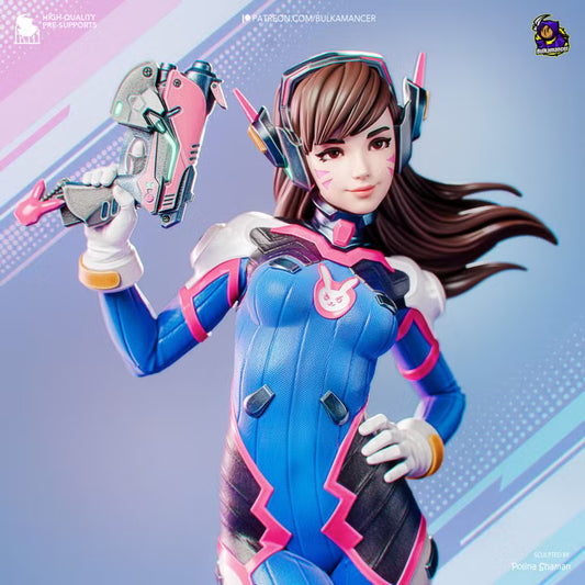 D.Va (Overwatch) Resin Art (Design by Bulkamancer)