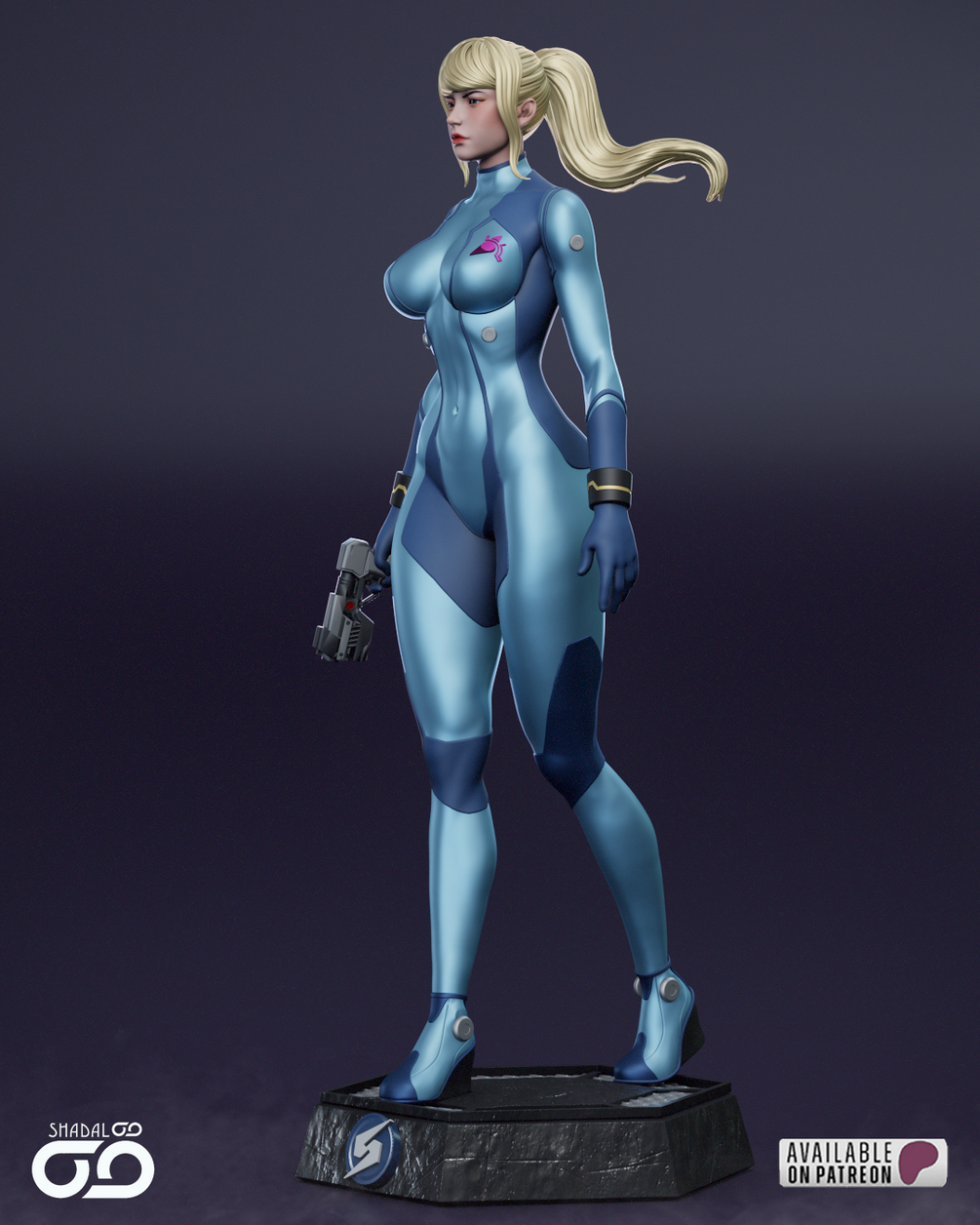 Samus Resin Art (Shadaloo)
