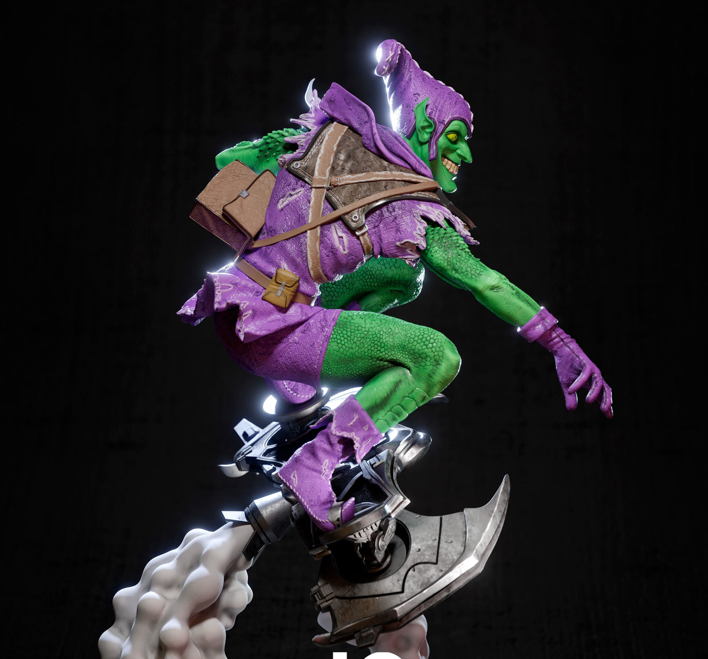 Green Goblin Resin Fan Art - MTO (3DMind)