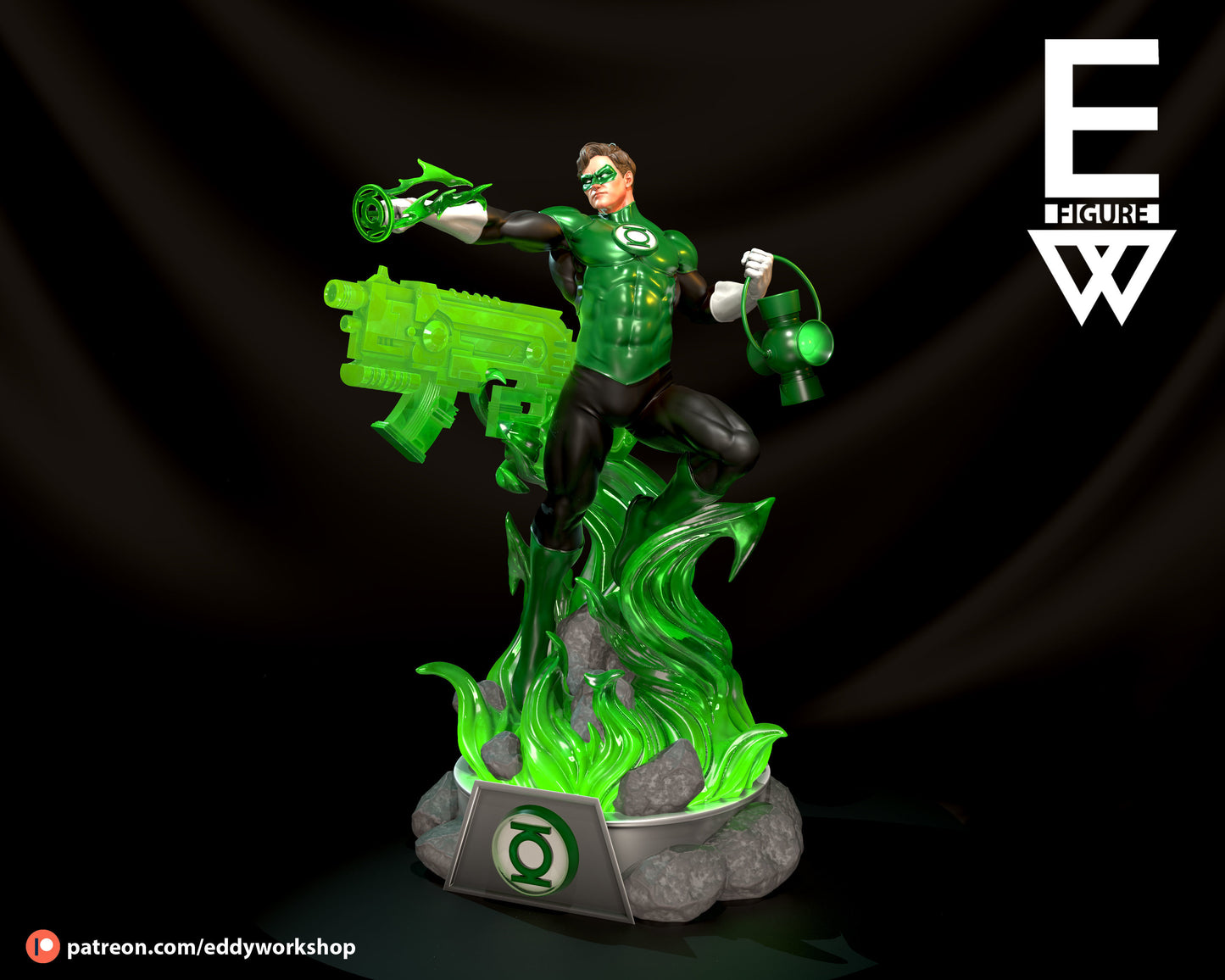 Green Lantern Resin Fan Art Sculpture (EW)