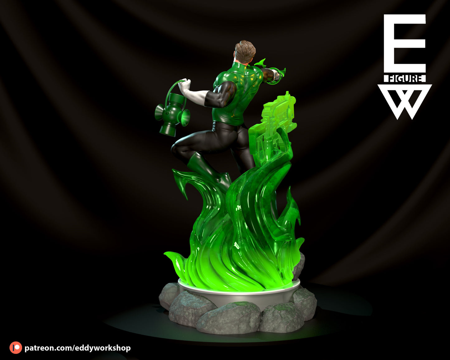 Green Lantern Resin Fan Art Sculpture (EW)