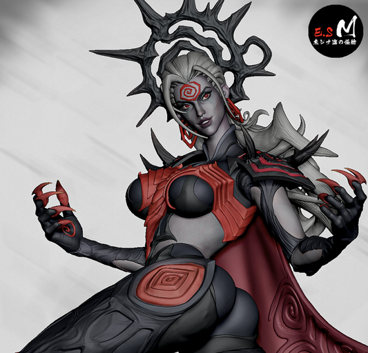 Hela Queen Resin Art (East Sea Monster Version)