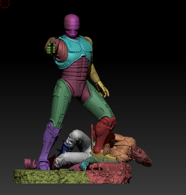Robocop Resin Art - MTO (Design by CA3D)