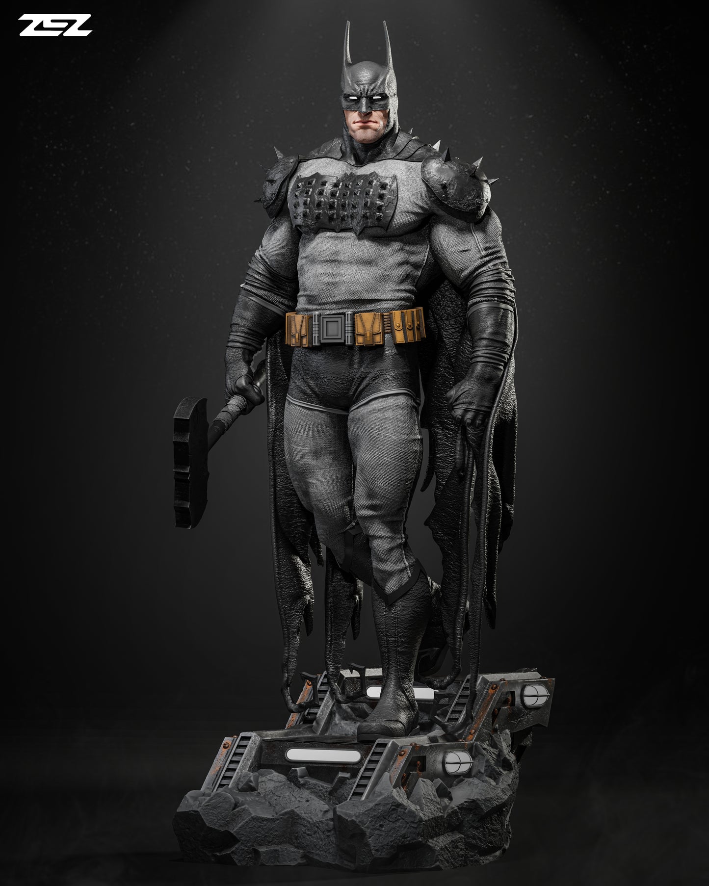 Batman Absolute Resin Sculpture Fan Art Pro - MTO (ZEZ)