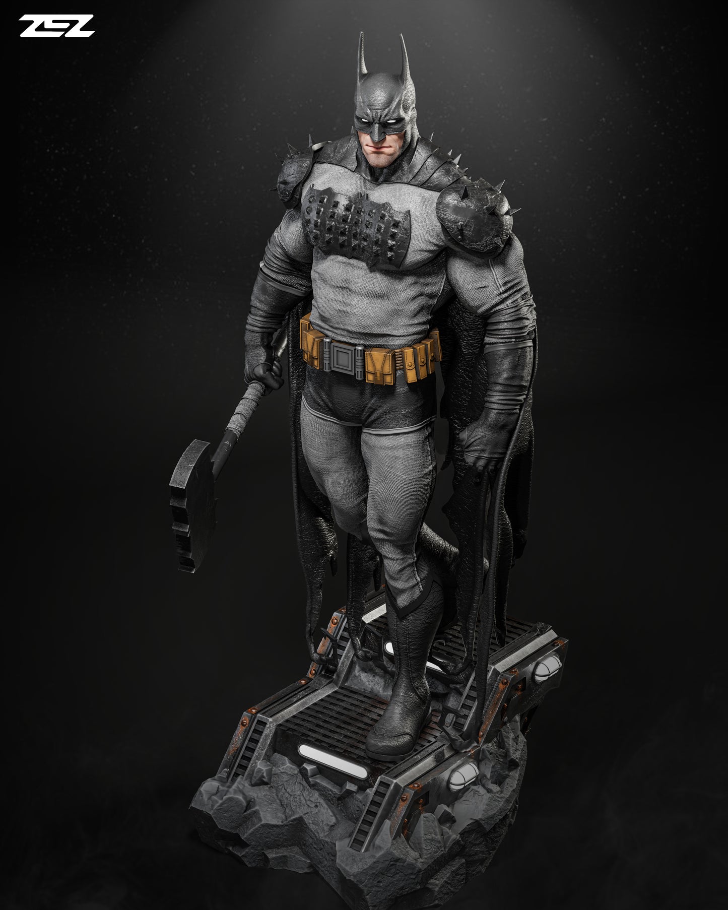 Batman Absolute Resin Sculpture Fan Art Pro - MTO (ZEZ)