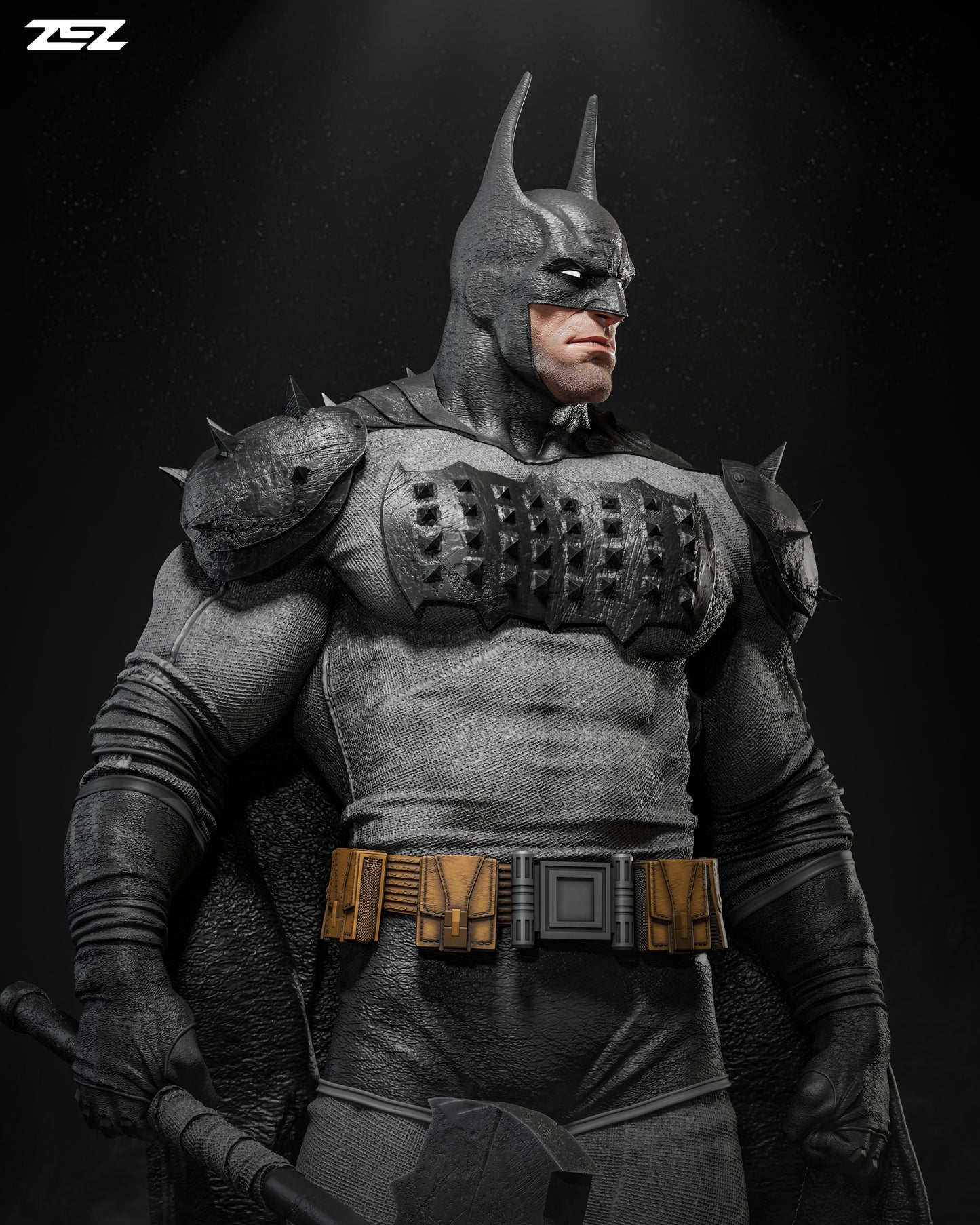 Batman Absolute Resin Sculpture Fan Art Pro - MTO (ZEZ)