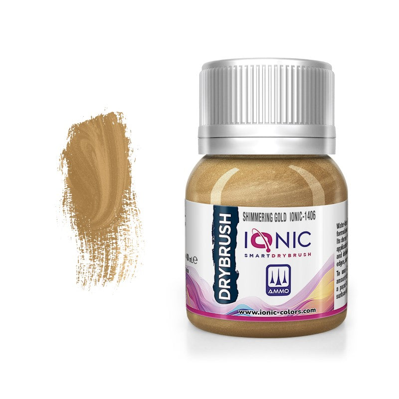 Ionic-1406 Drybrush Shimmering Gold