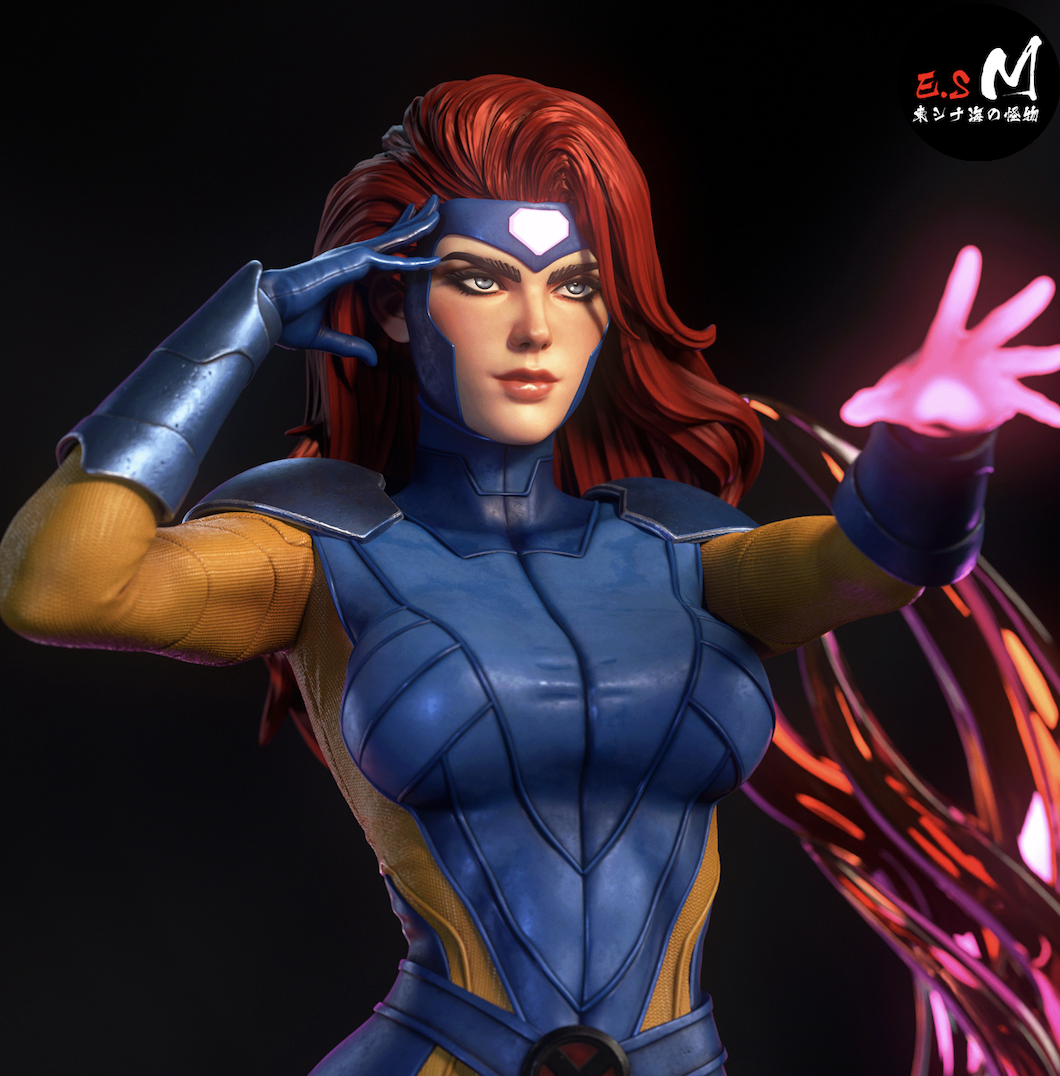 Jean Grey Resin Art (East Sea Monster Version)