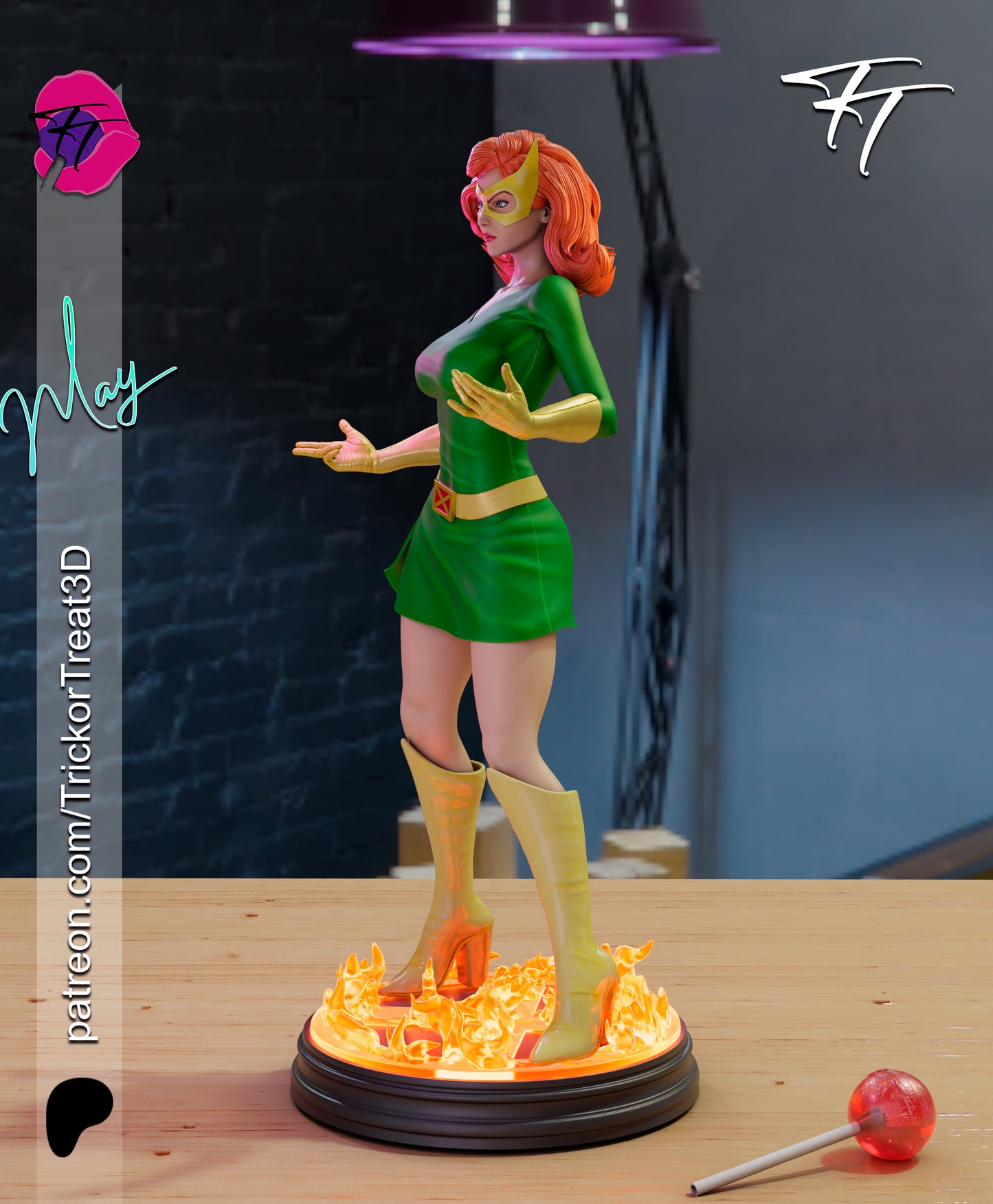 Jean Grey Resin Fan Art - MTO (ATV)