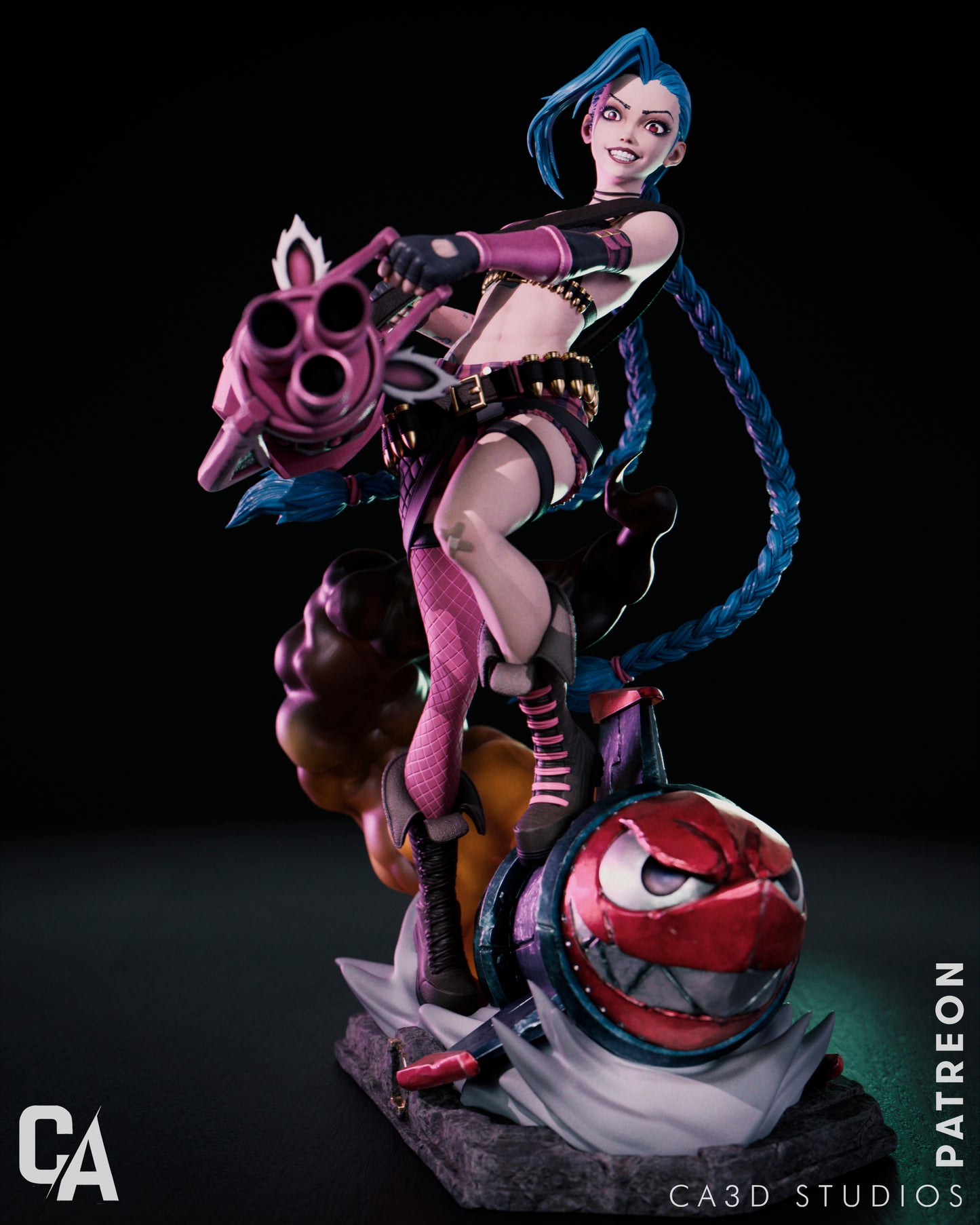 Jinx Collectible Resin Fan Art Pro Painted - MTO