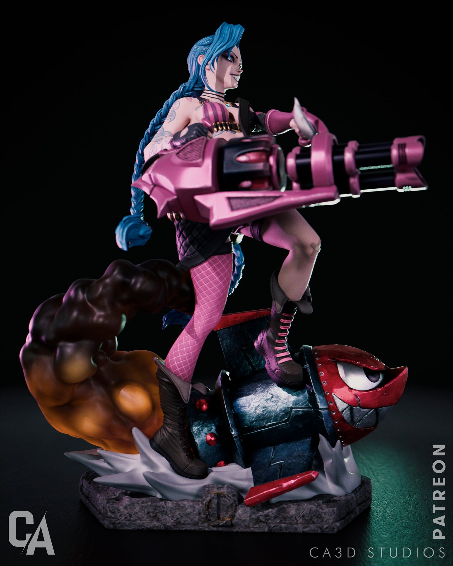 Jinx Collectible Resin Fan Art Pro Painted - MTO