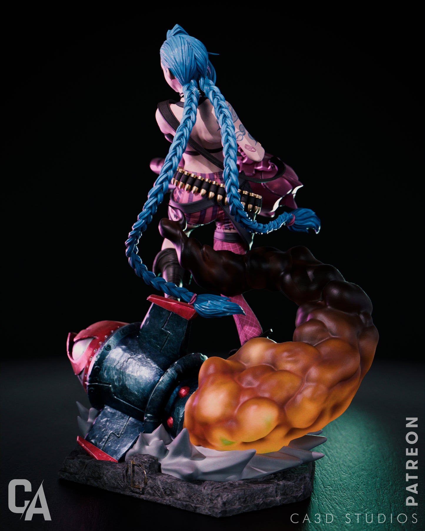 Jinx Collectible Resin Fan Art Pro Painted - MTO