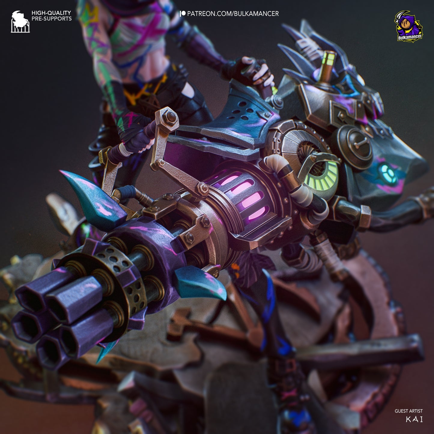 Jinx Resin Fan Art - MTO (Design by Bulkamancer)