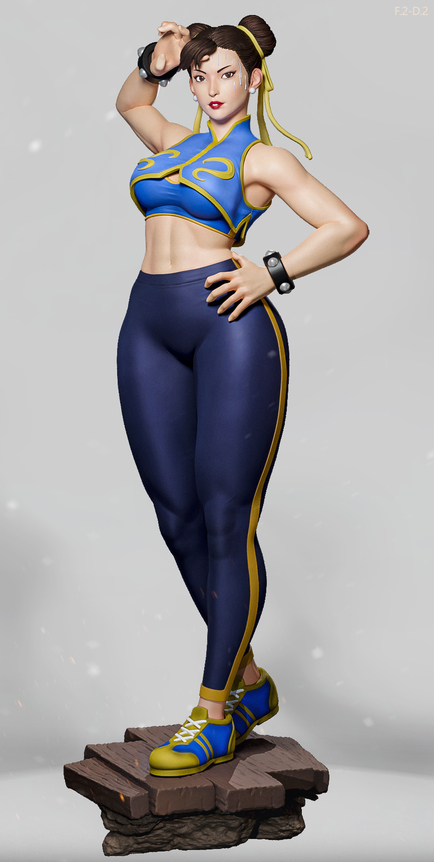 Chun-Li Street Fighter Resin Art (East Sea Monster Version)