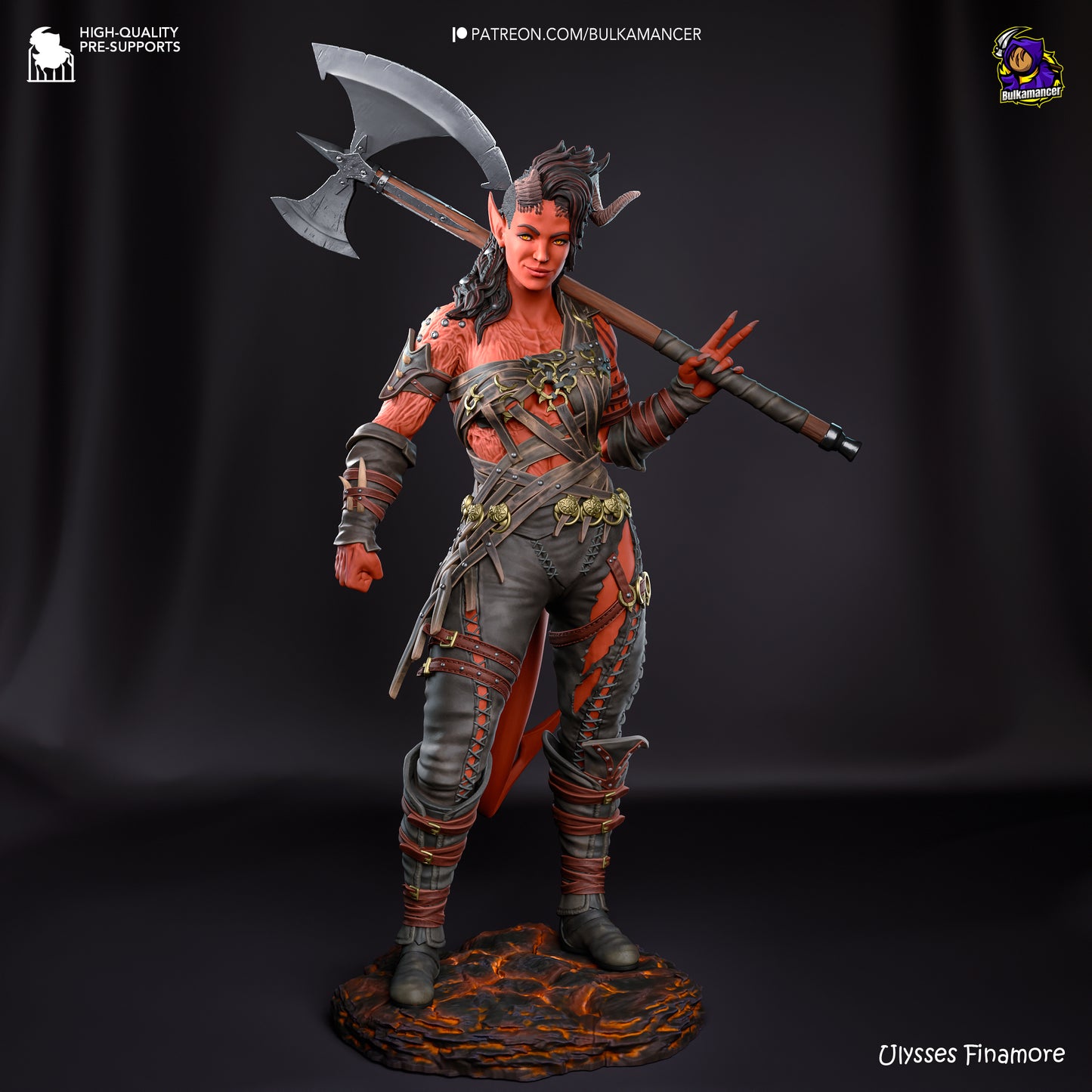 Karlach Resin Fan Art - MTO (Bulka)