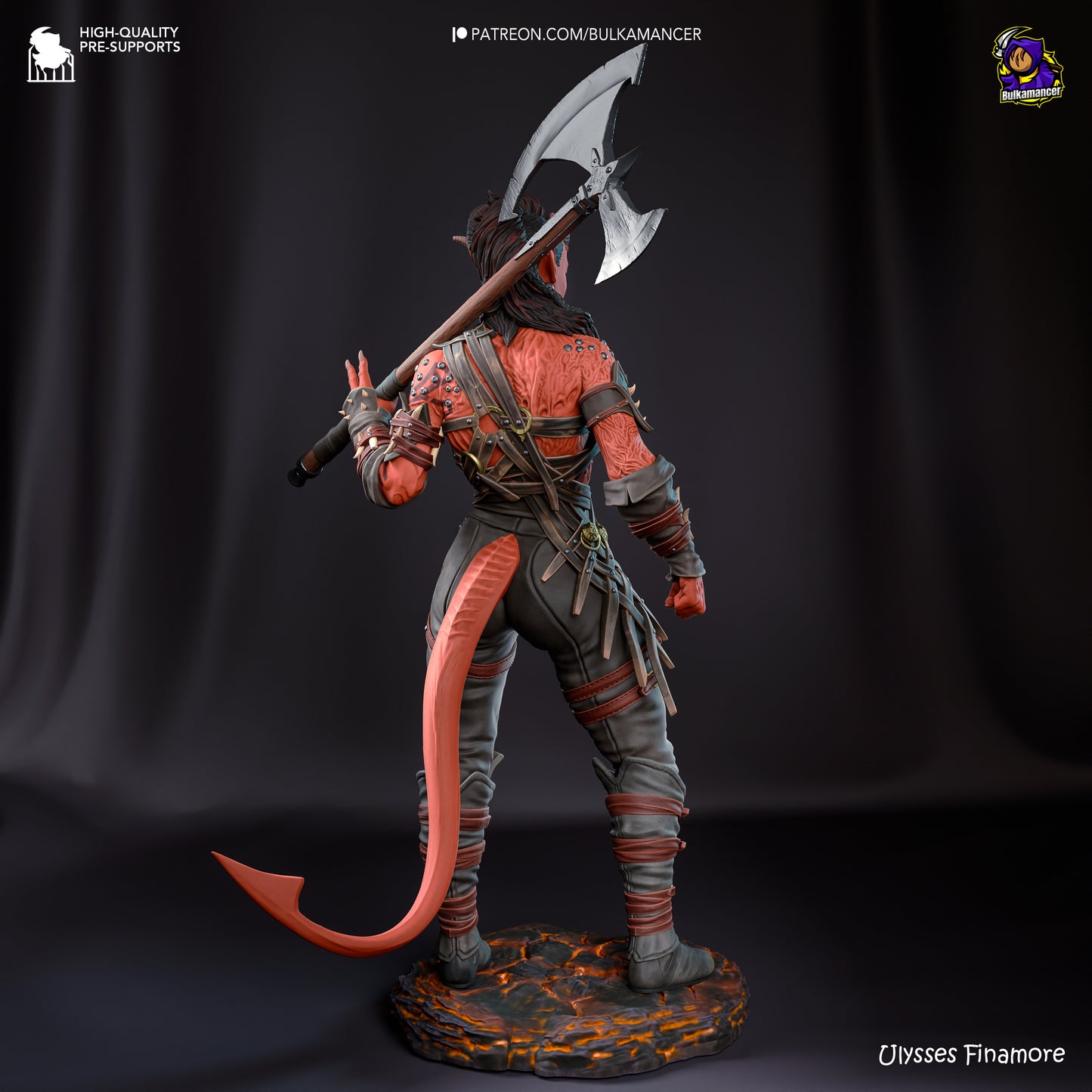 Karlach Resin Fan Art - MTO (Bulka)